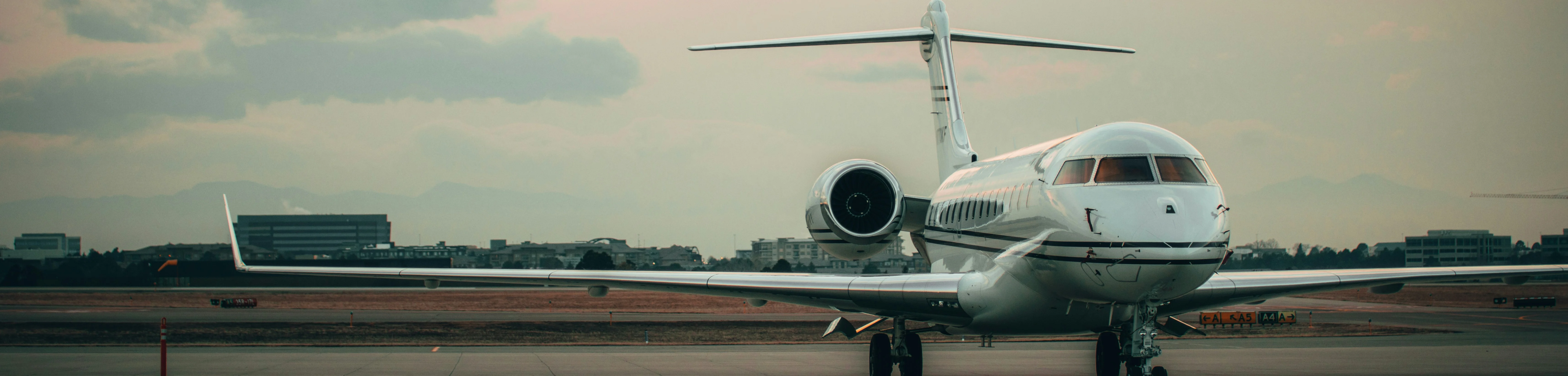 Commercial pilot in modern aircraft cockpit